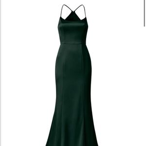 AMSALE HUNTER GREEN EVERLY SIZE 8